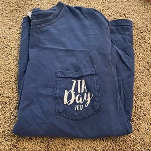 SOLD Zeta Tau Alpha Comfort Colors Shirt